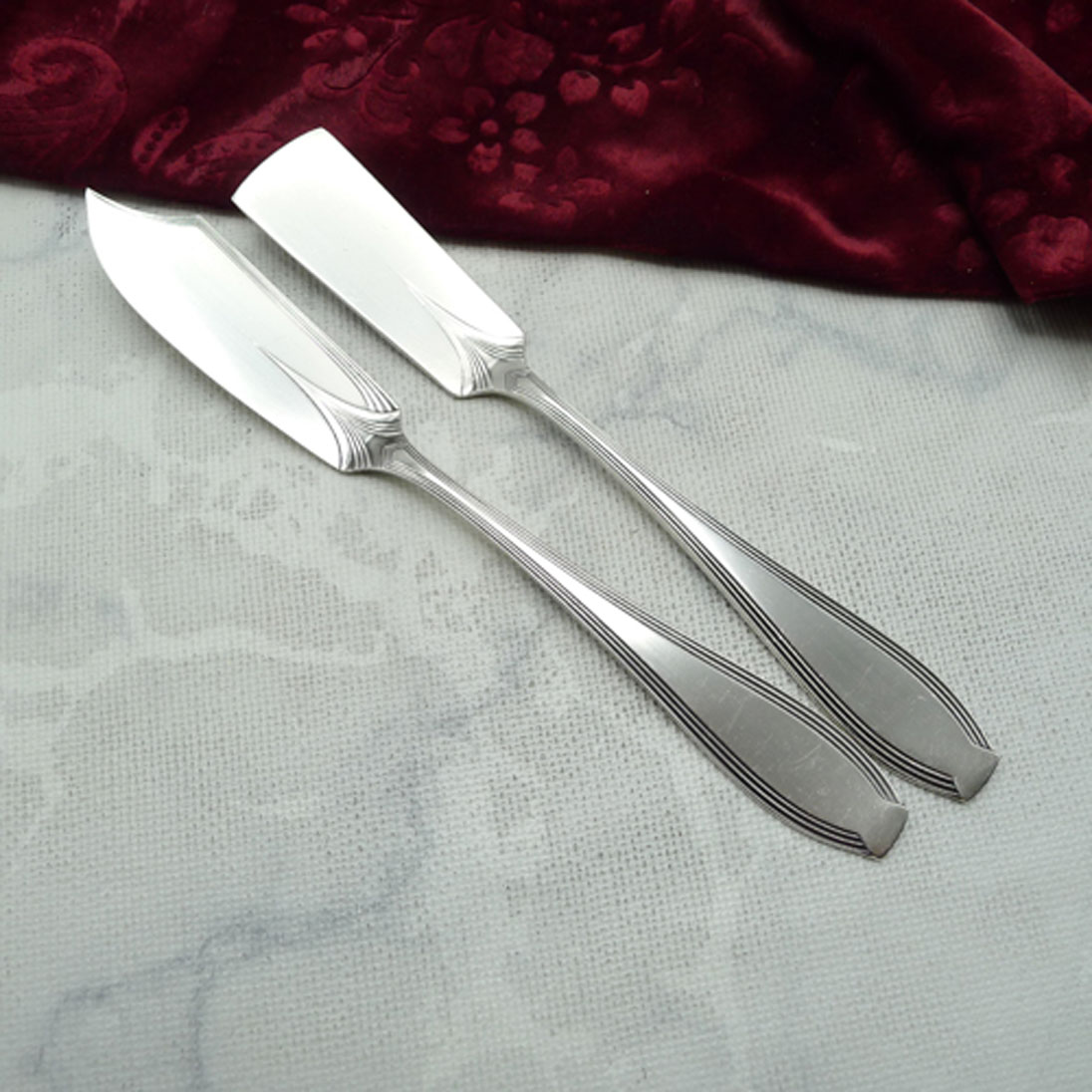 WMF 82/300 Jugendstil Butter- und Käsemesser versilbert