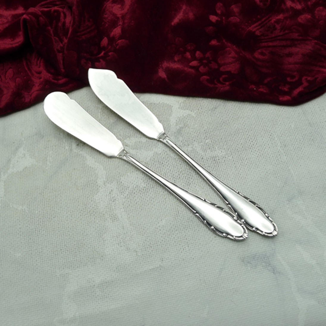 Wellner 410 Salzburg Butter- und Käsemesser 90 versilbert