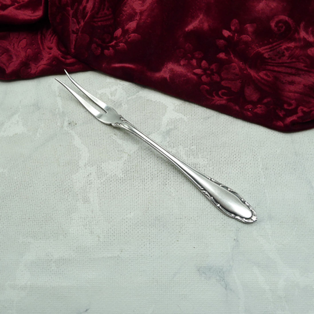Wellner 410 Salzburg Fleischgabel  90 versilbert
