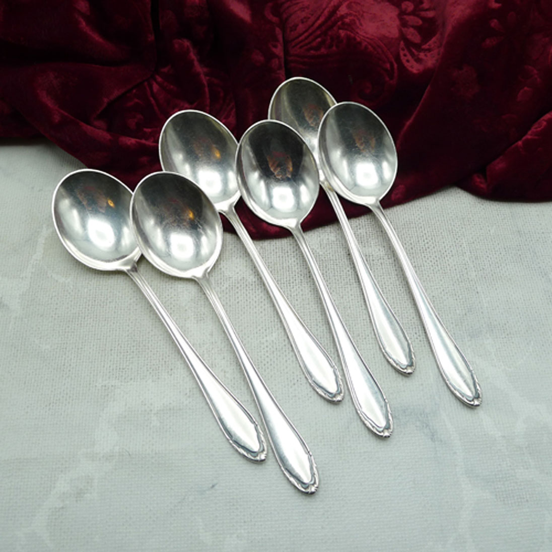 BSF 91 6 Tassenlöffel 15,2cm 90 versilbert