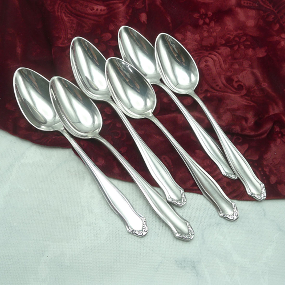 WMF 1700 6 Tafellöffel 20,9cm 90 versilbert