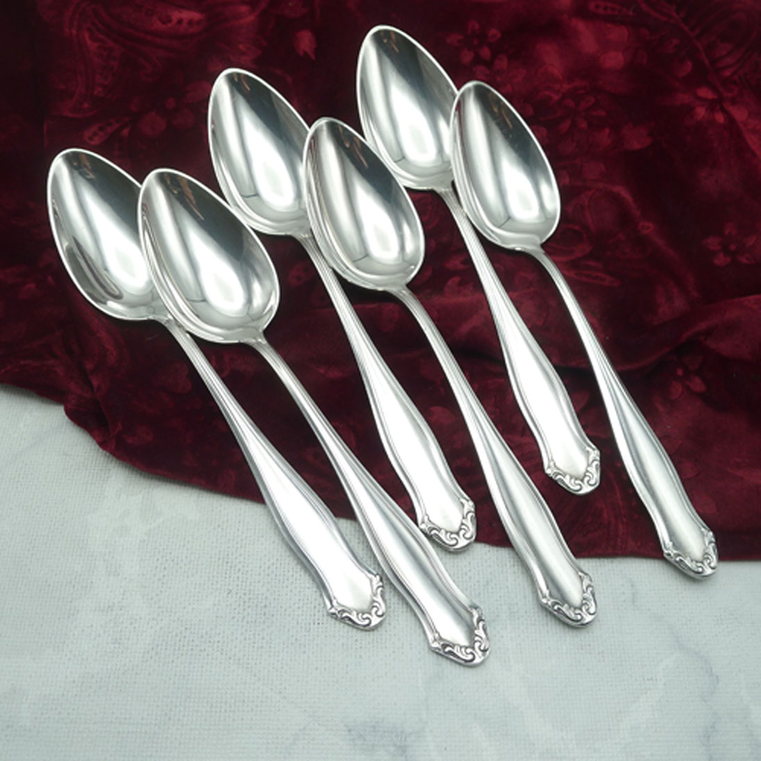 WMF 1700 6 Tafellöffel 20,9cm 90 versilbert