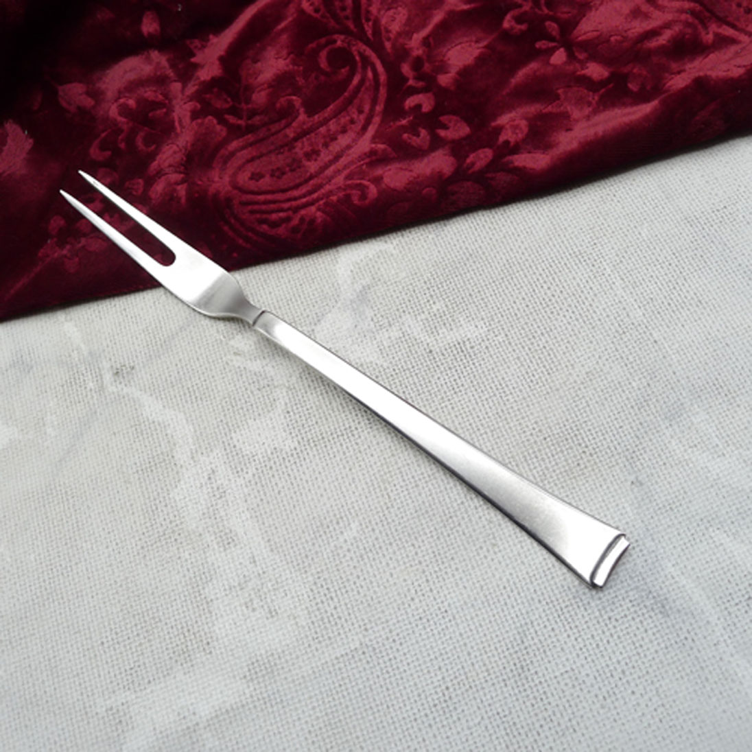 WMF 2500 Art Deco Fleischgabel 90 versilbert