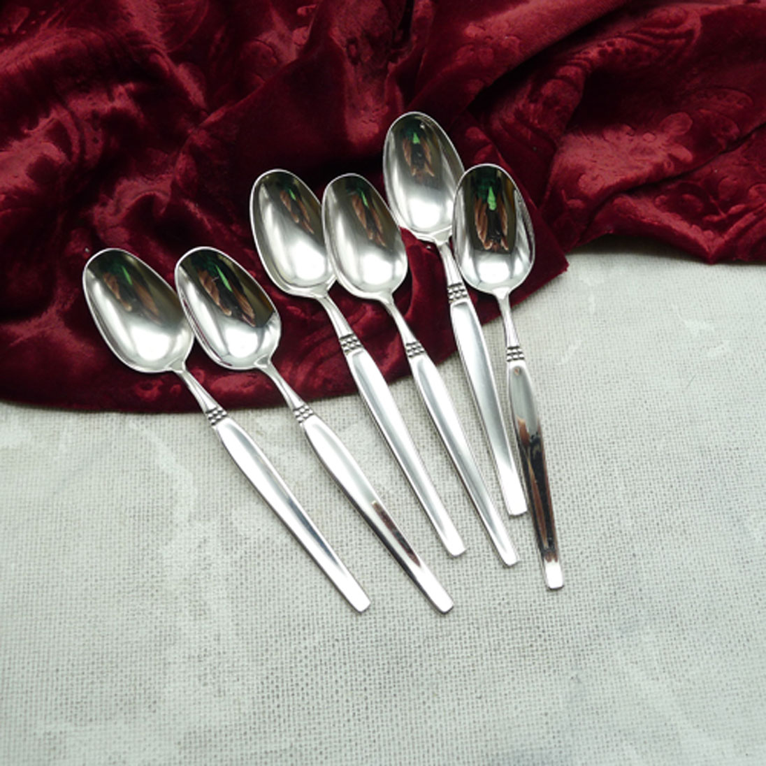 Robbe & Berking Royal 6 Kaffeelöffel 90 versilbert