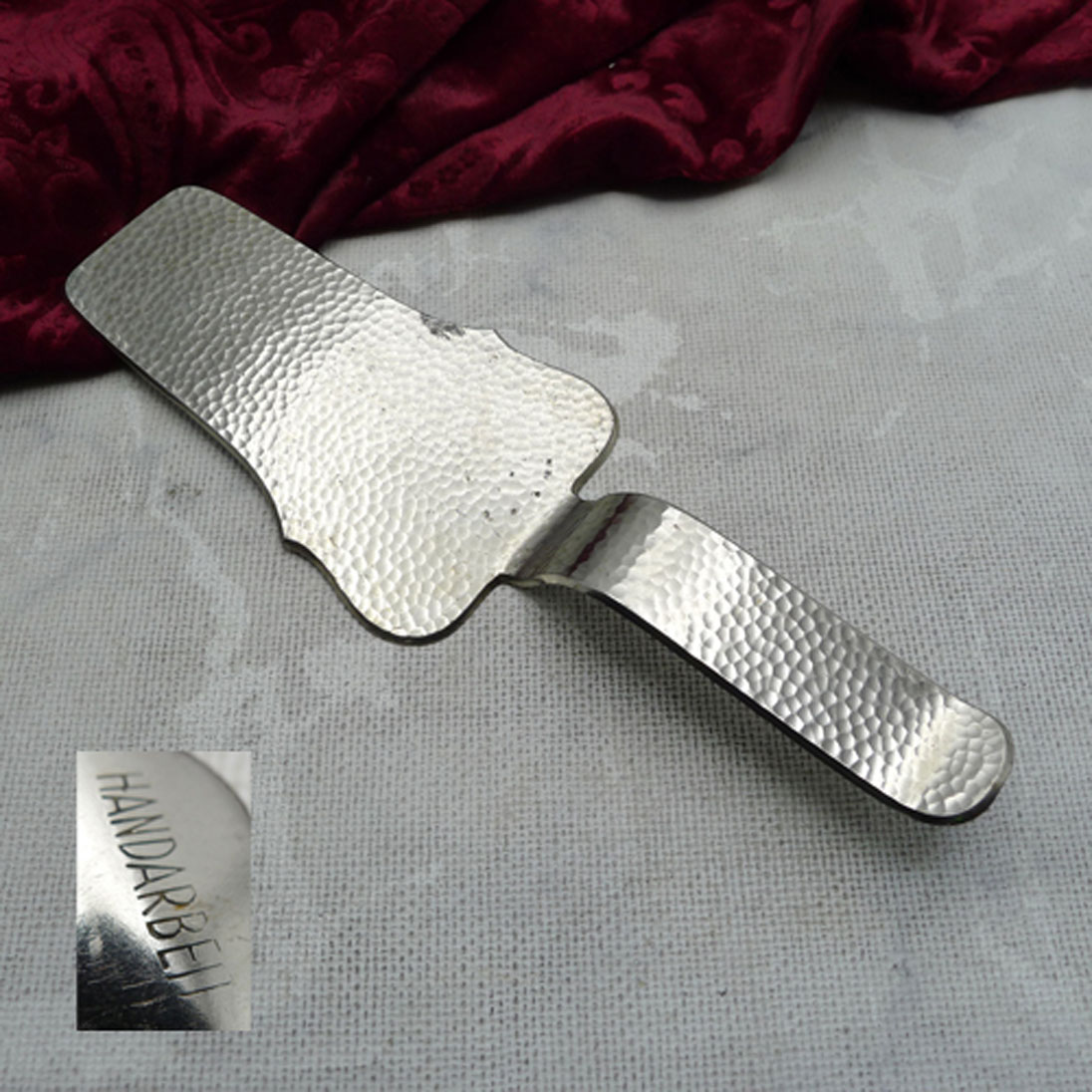 Kreuzband in 800er Silber Koch&Bergfeld *RAR* Große Fleischgabel Jugendstil 