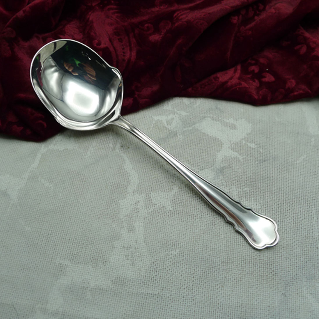 Wilkens Chippendale Kartoffellöffel 90 versilbert