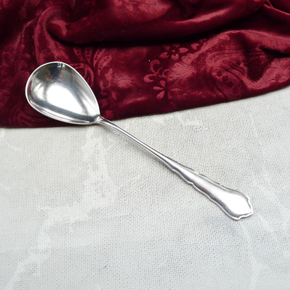 WMF 2100 Chippendale Kompottlöffel 90 versilbert
