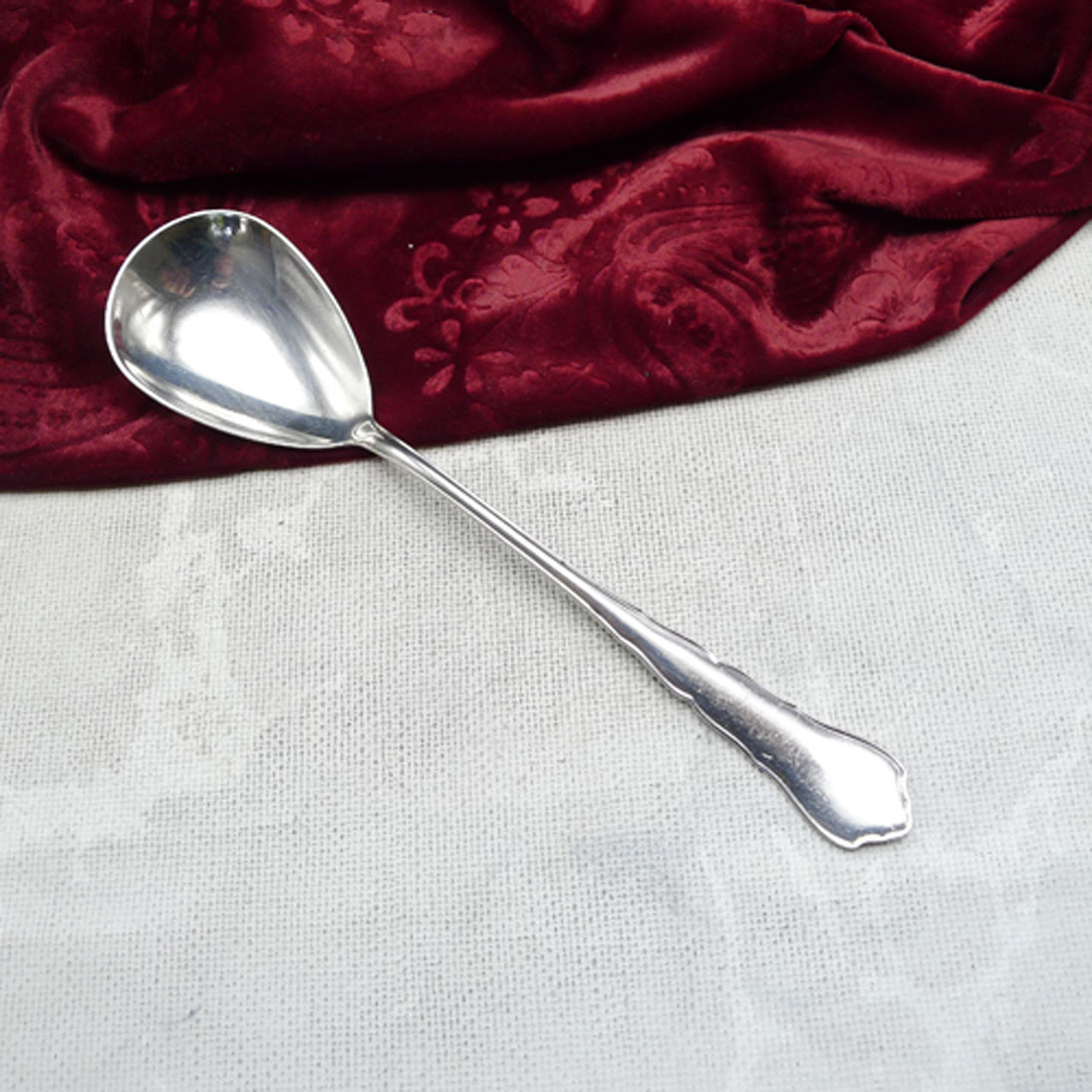 WMF 2100 Chippendale Kompottlöffel 90 versilbert