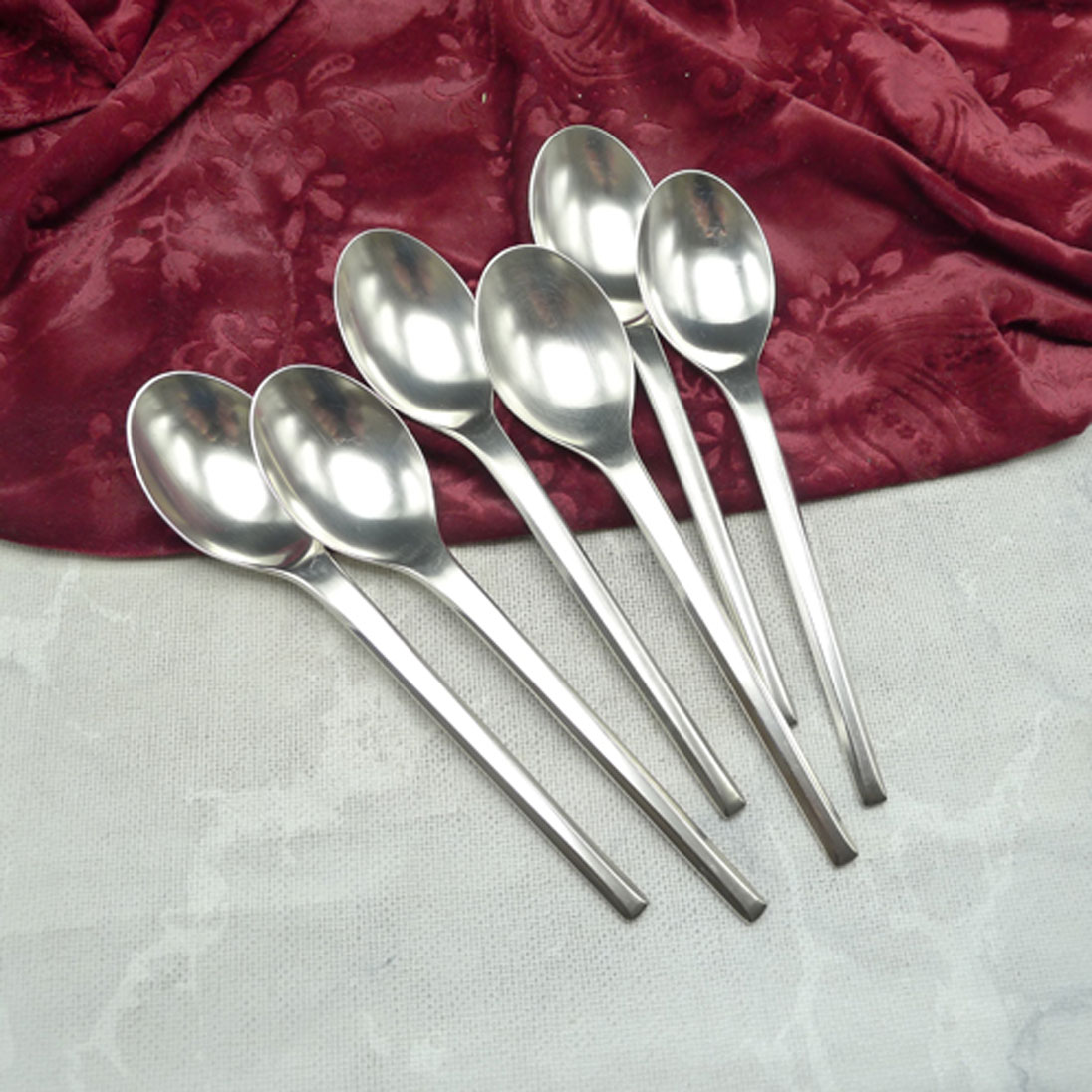 WMF Helsinki 6 Dessertlöffel 18,7cm 90 versilbert