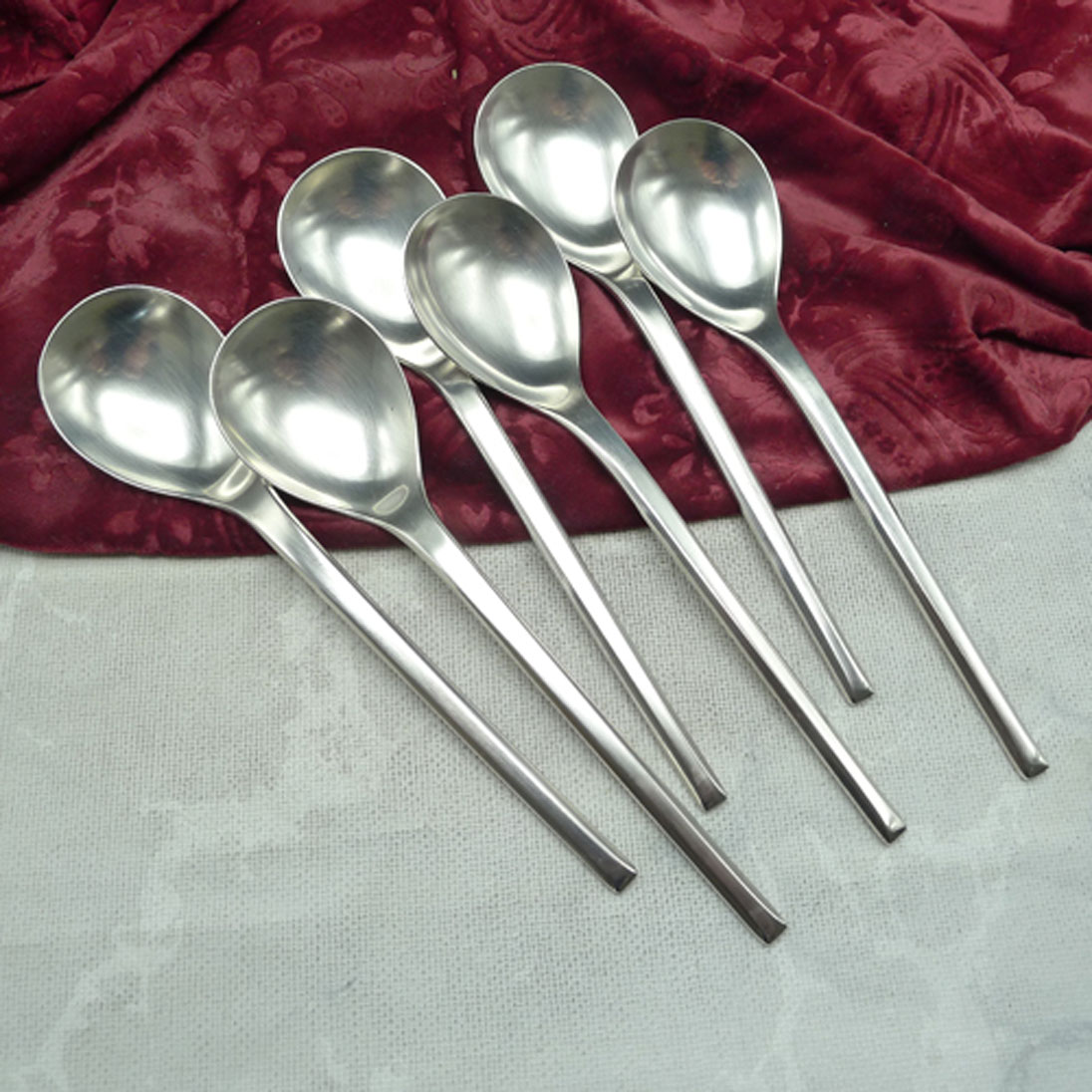 WMF Helsinki 6 Kompottlöffel 20cm 90 versilbert