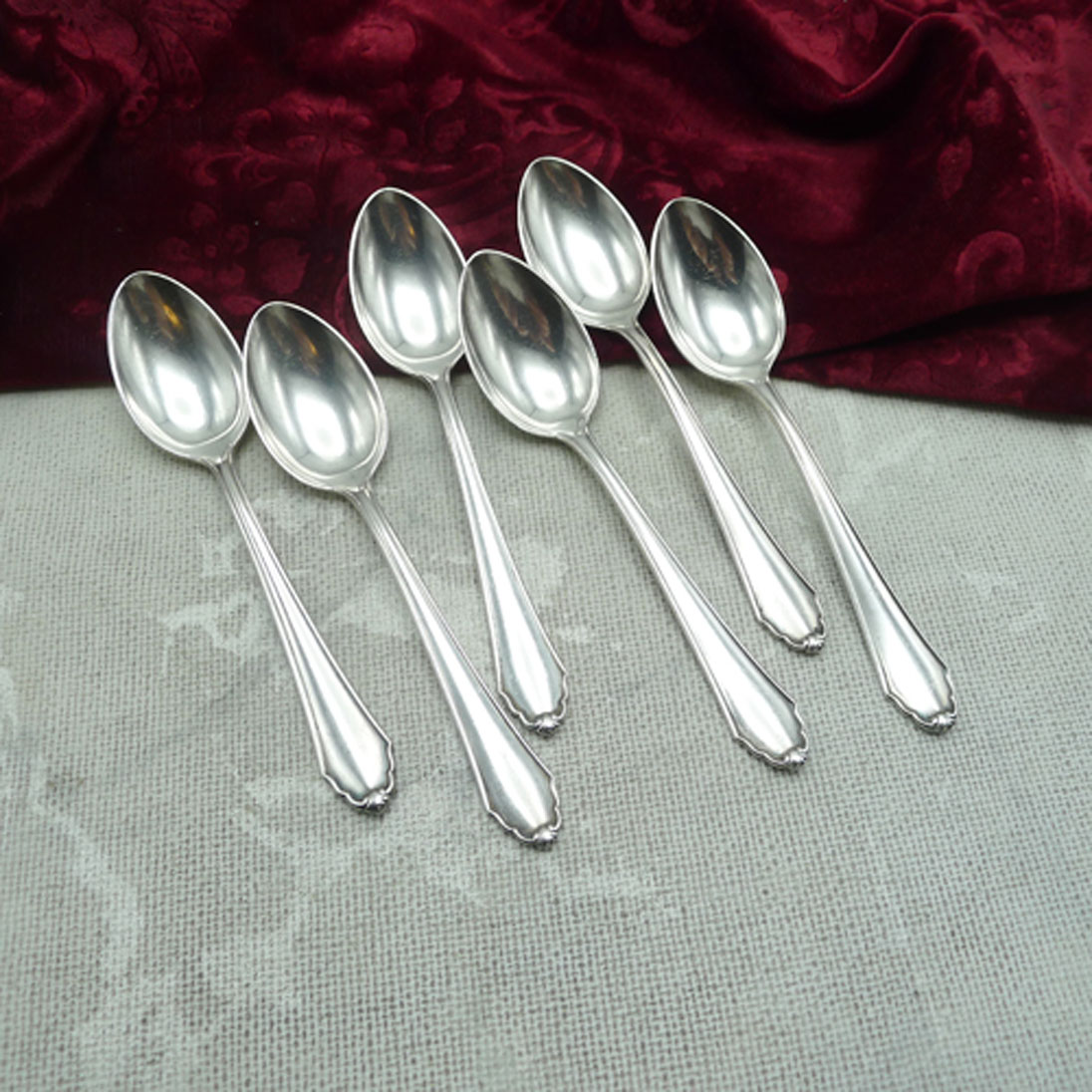 BSF 96 6 Teelöffel 12,4cm 90 versilbert