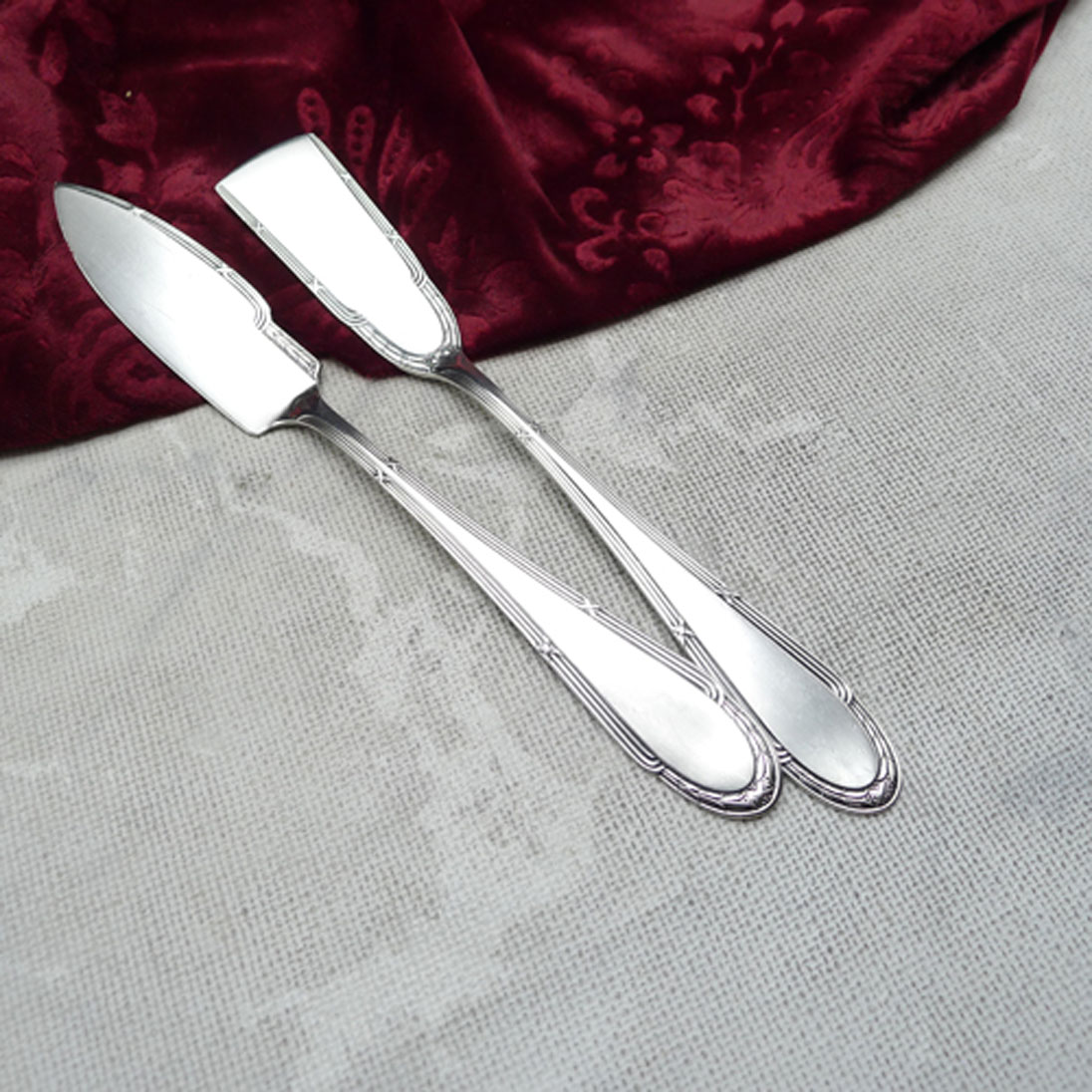 WMF 200 Kreuzband Butter und Käsemesser 90 versilbert