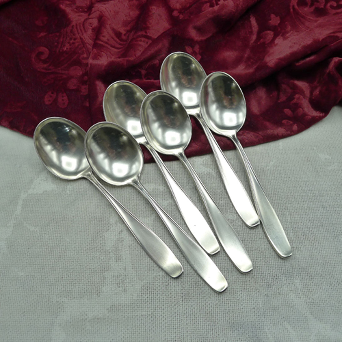 BSF 103 Iris 6 Tassenlöffel 15,1cm 90 versilbert