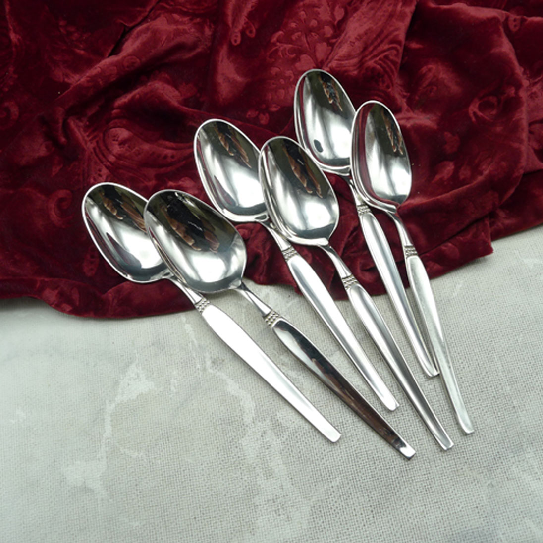 Robbe & Berking Royal 6 Dessertlöffel 18,2cm 90 versilbert