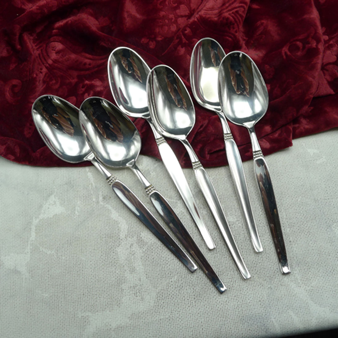 Robbe & Berking Royal 6 Dessertlöffel 18,2cm 90 versilbert