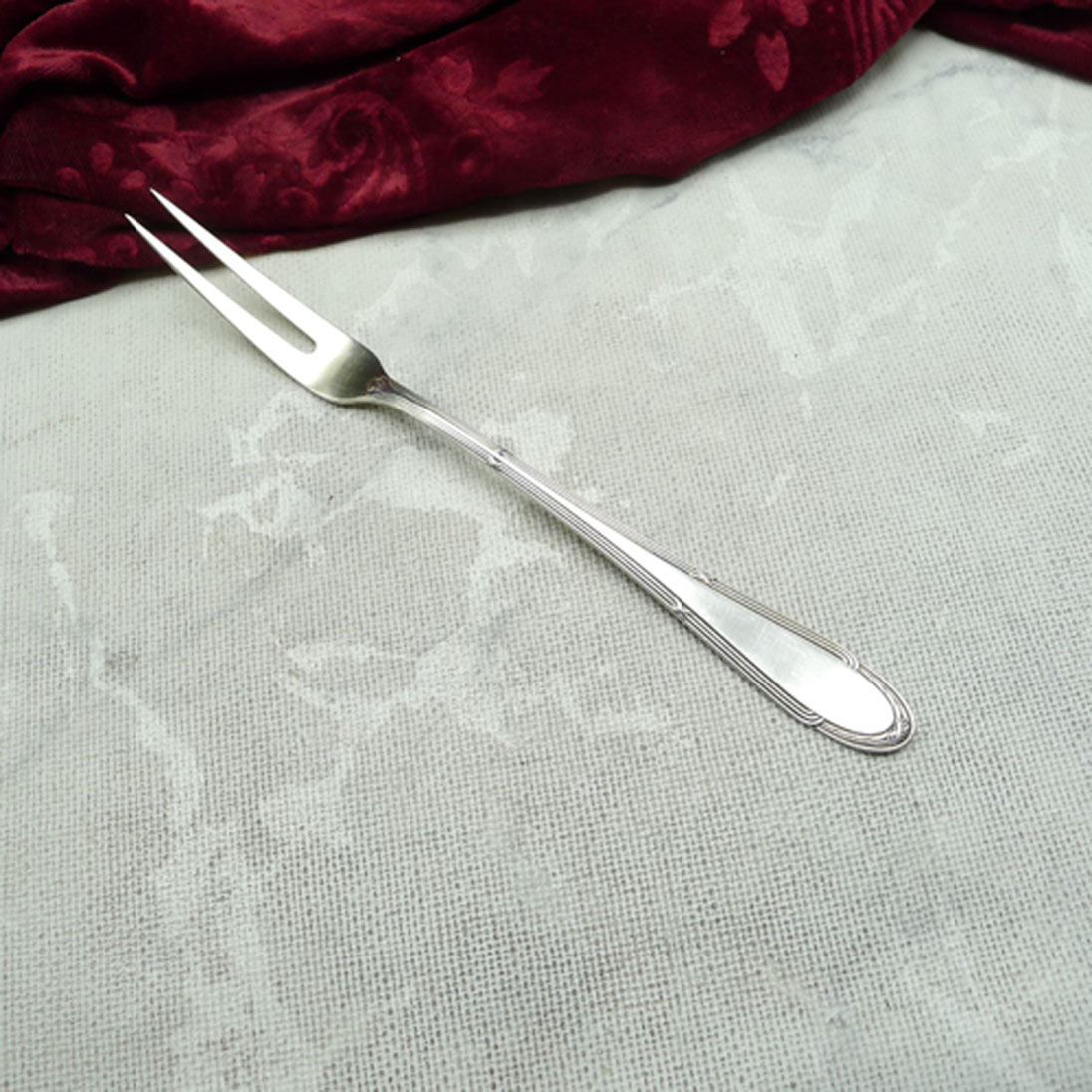 WMF 200 Kreuzband Fleischgabel 90 versilbert