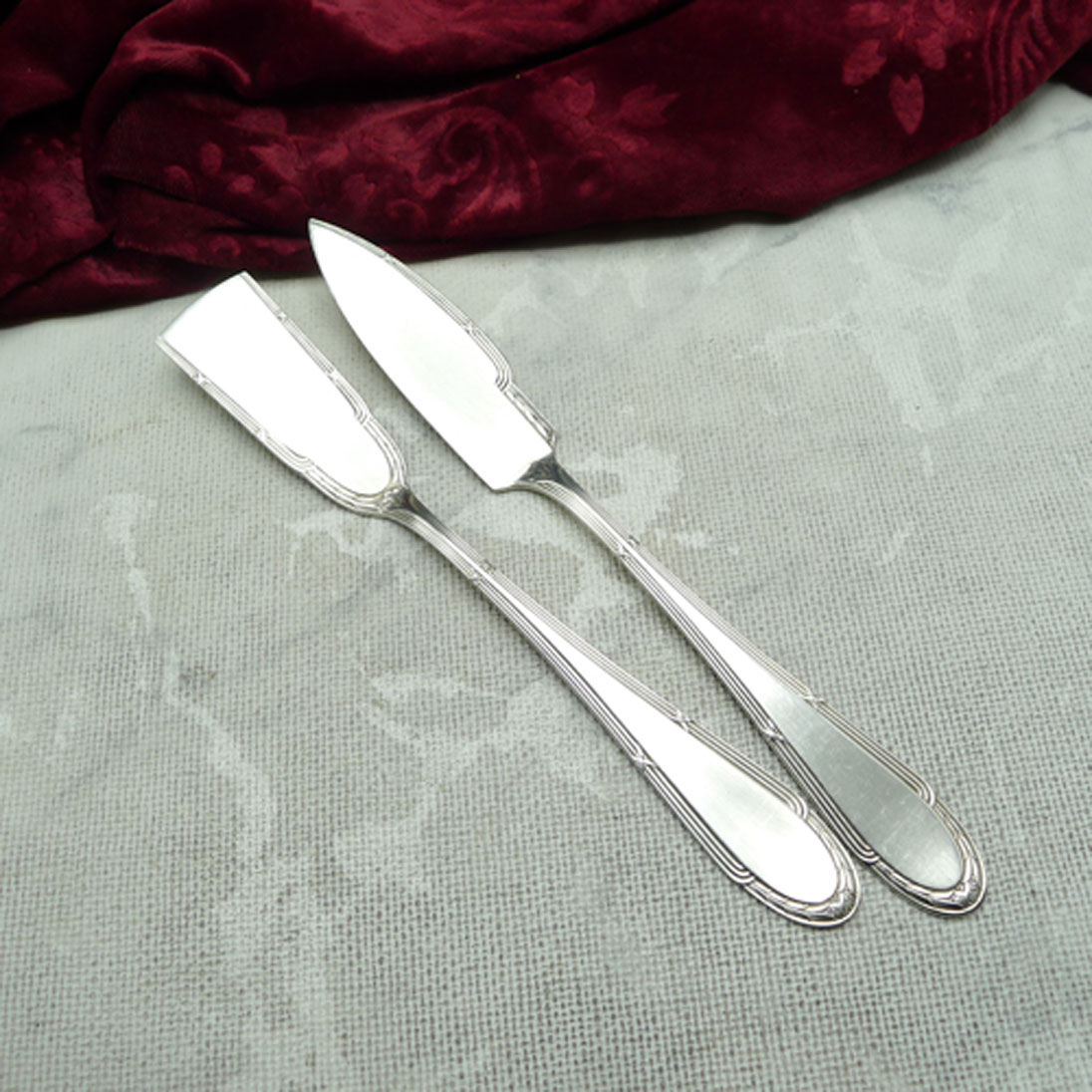 WMF 200 Kreuzband Butter und Käsemesser 90 versilbert