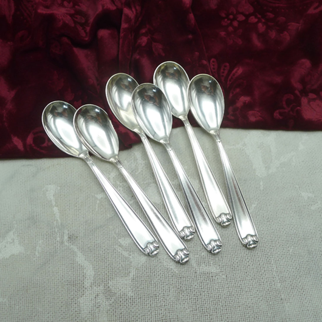 Wilkens 1514 6 Eislöffel 14cm 90 versilbert