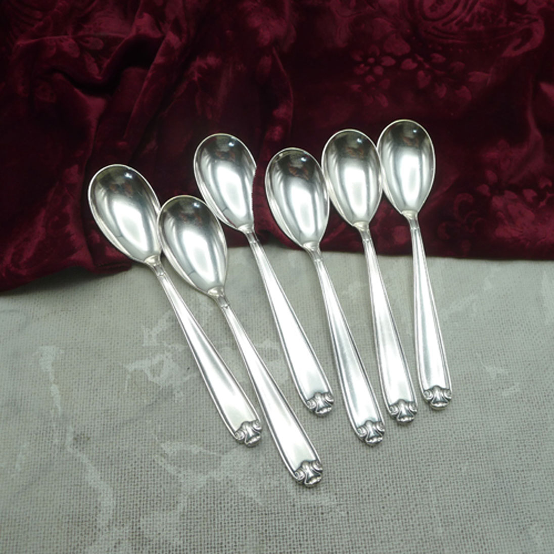 Wilkens 1514 6 Eislöffel 14cm 90 versilbert