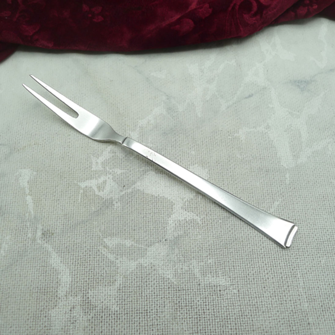 WMF 2500 Art Deco Fleischgabel 90 versilbert