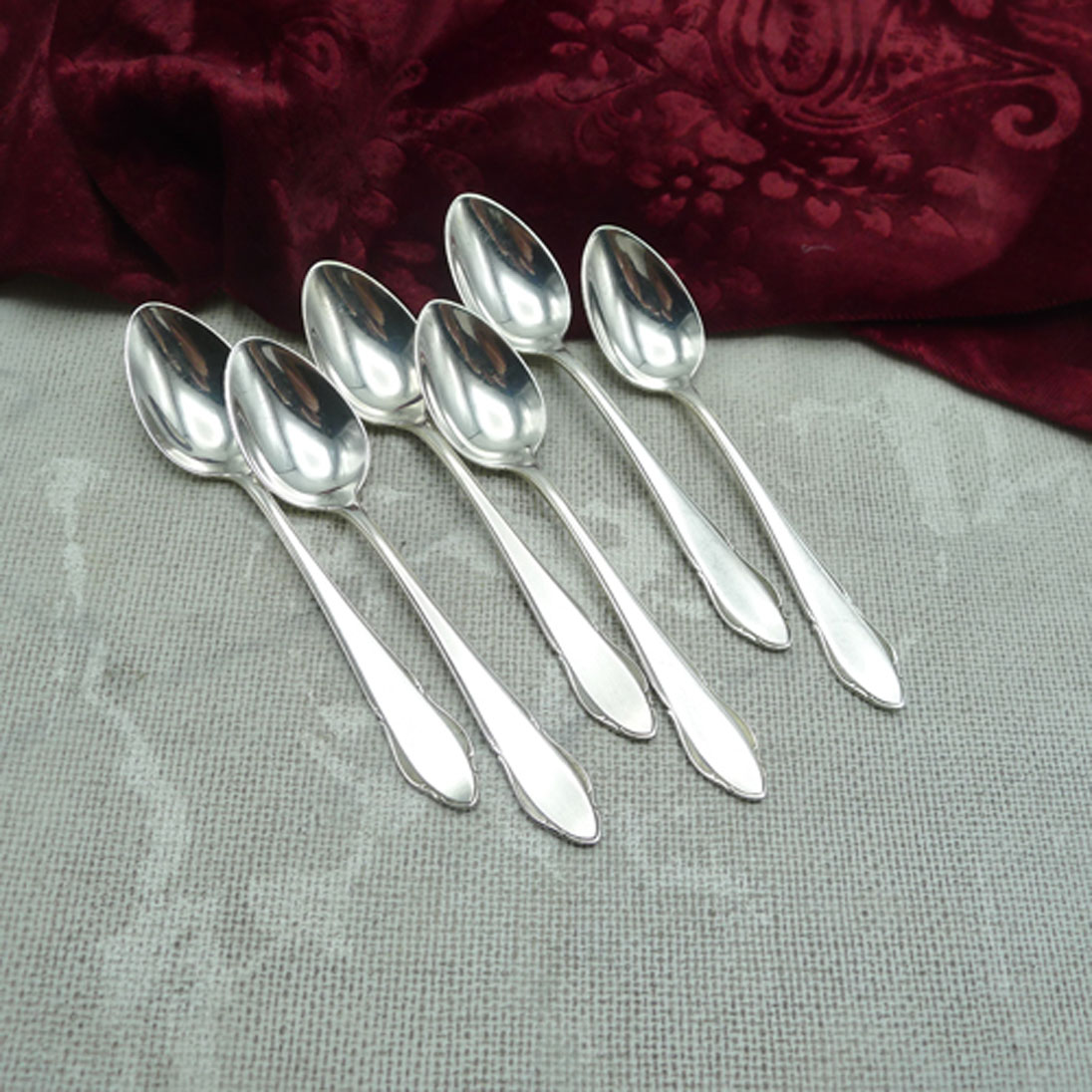 WMF 2900 6 Mokkalöffel 10,7cm 90 versilbert
