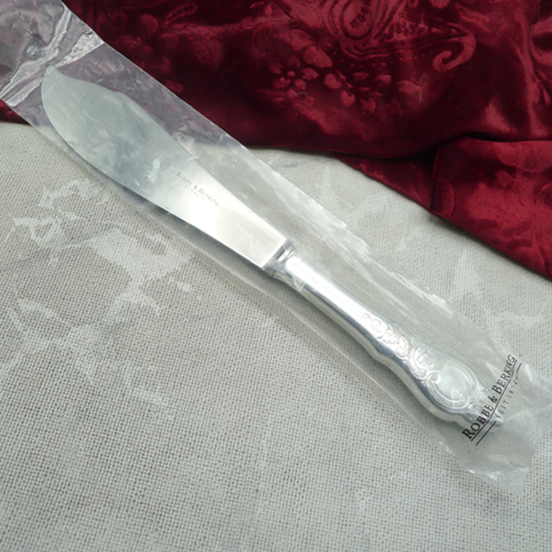 Robbe & Berking Ostfriesenmuster Tortenmesser 90 versilbert