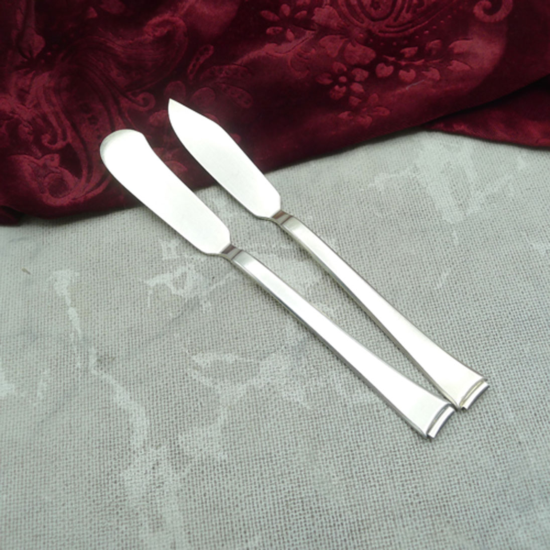 WMF 2500 Art Deco Butter- & Käsemesser 90 versilbert