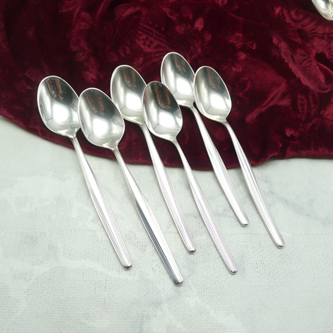 WMF Hannover 6 Kaffeelöffel 13,3cm 90 versilbert