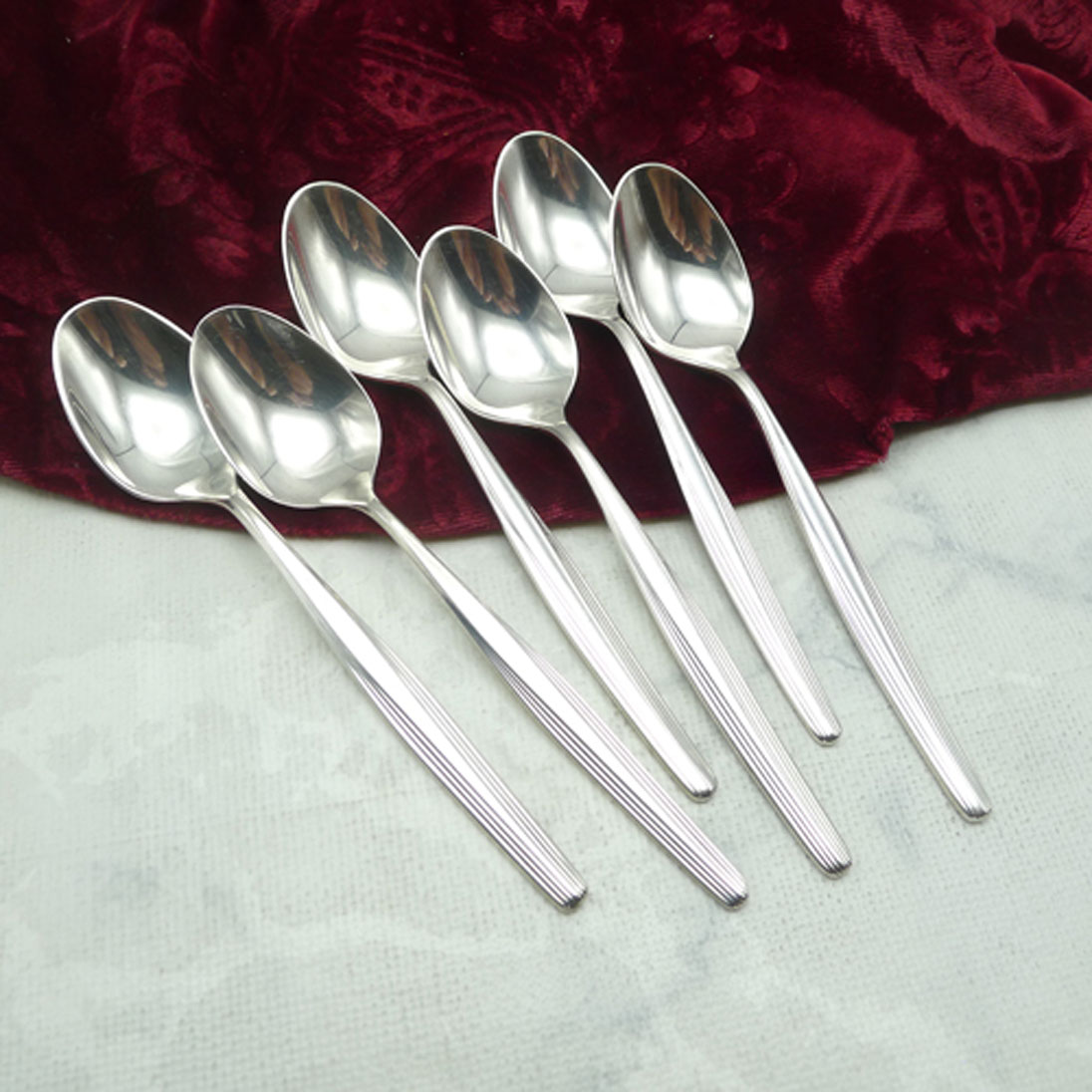 WMF Hannover 6 Kaffeelöffel 13,3cm 90 versilbert