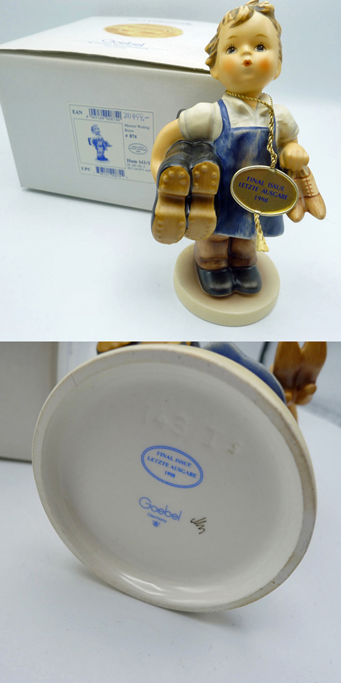 Hummel Figur Hum 143/1 Meister Wichtig - Boots - OVP