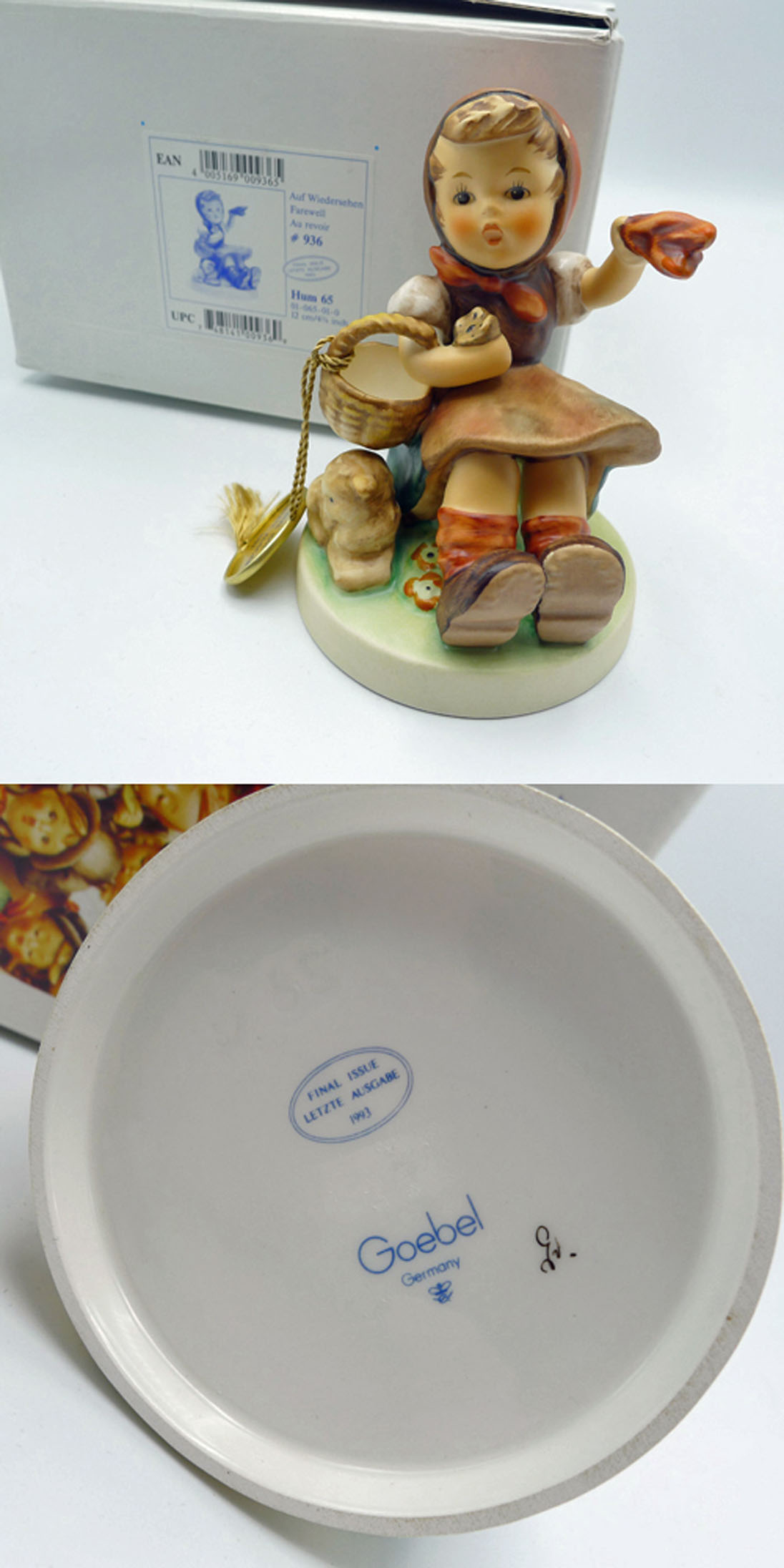 Hummel Figur Hum 65 Auf Wiedersehen - Farewell - OVP