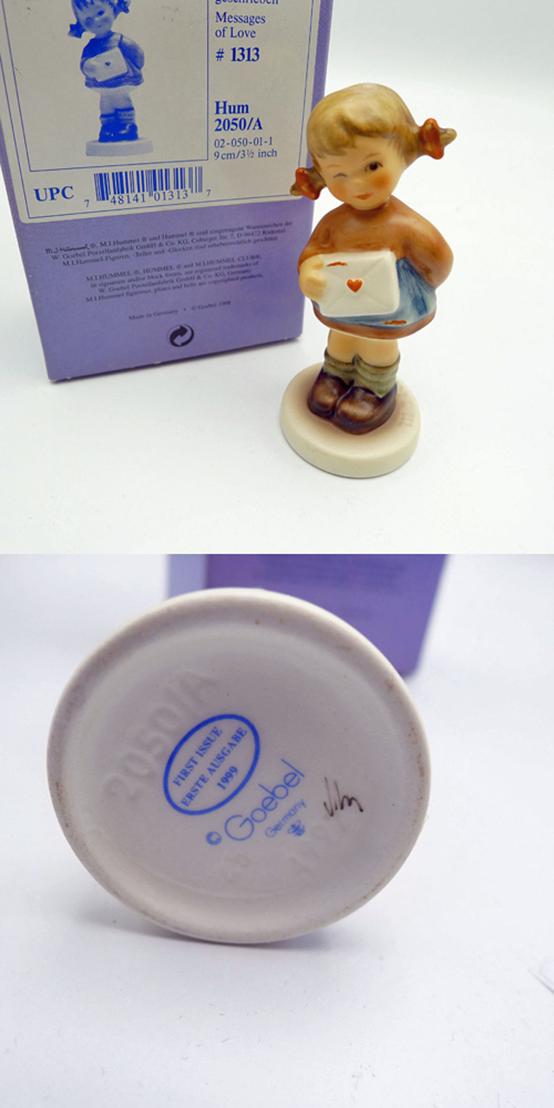 Hummel Figur Hum 2050/A Hab' Dir geschrieben, Messages of Love