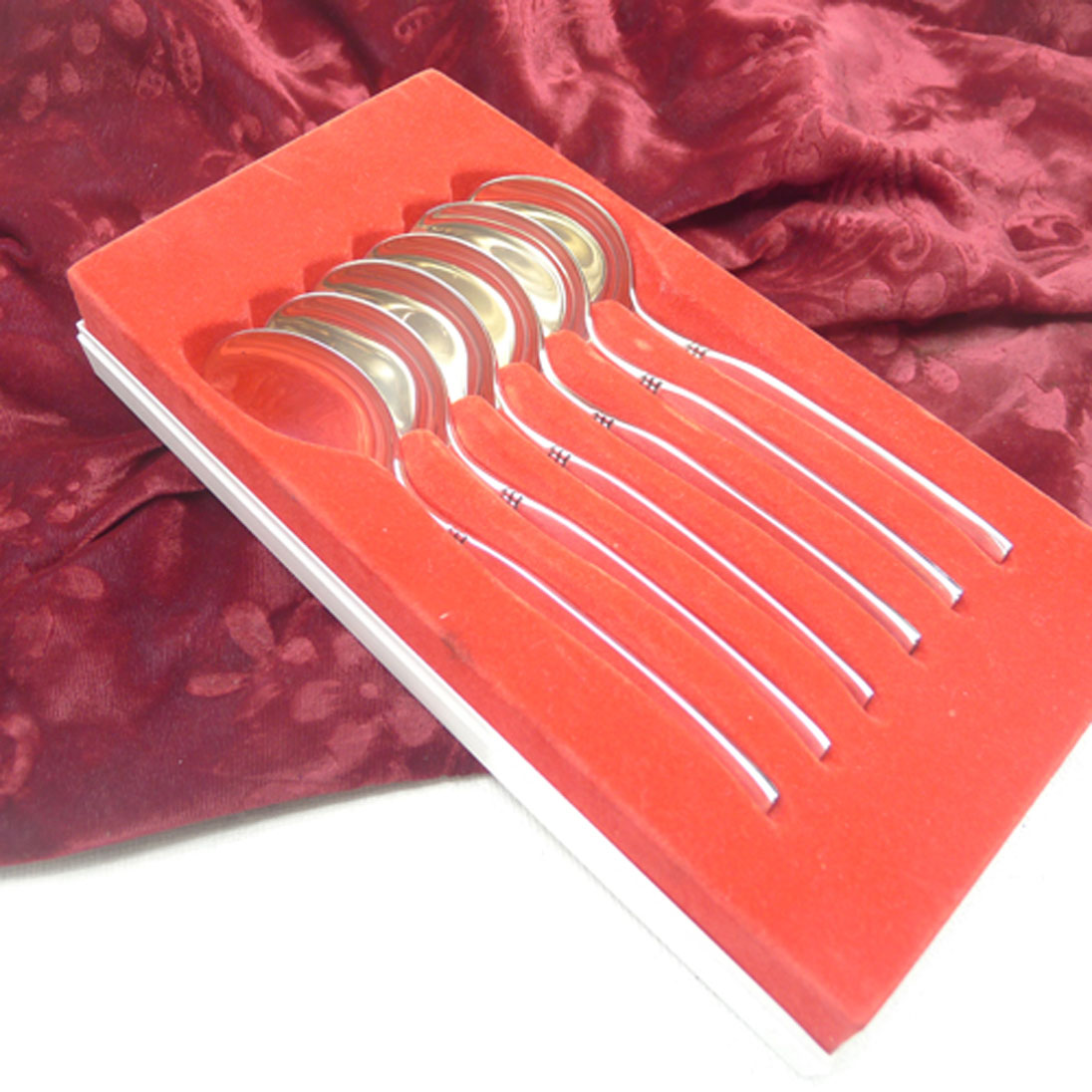 Robbe & Berking Royal 6 Tassenlöffel 15,5cm 90 versilbert