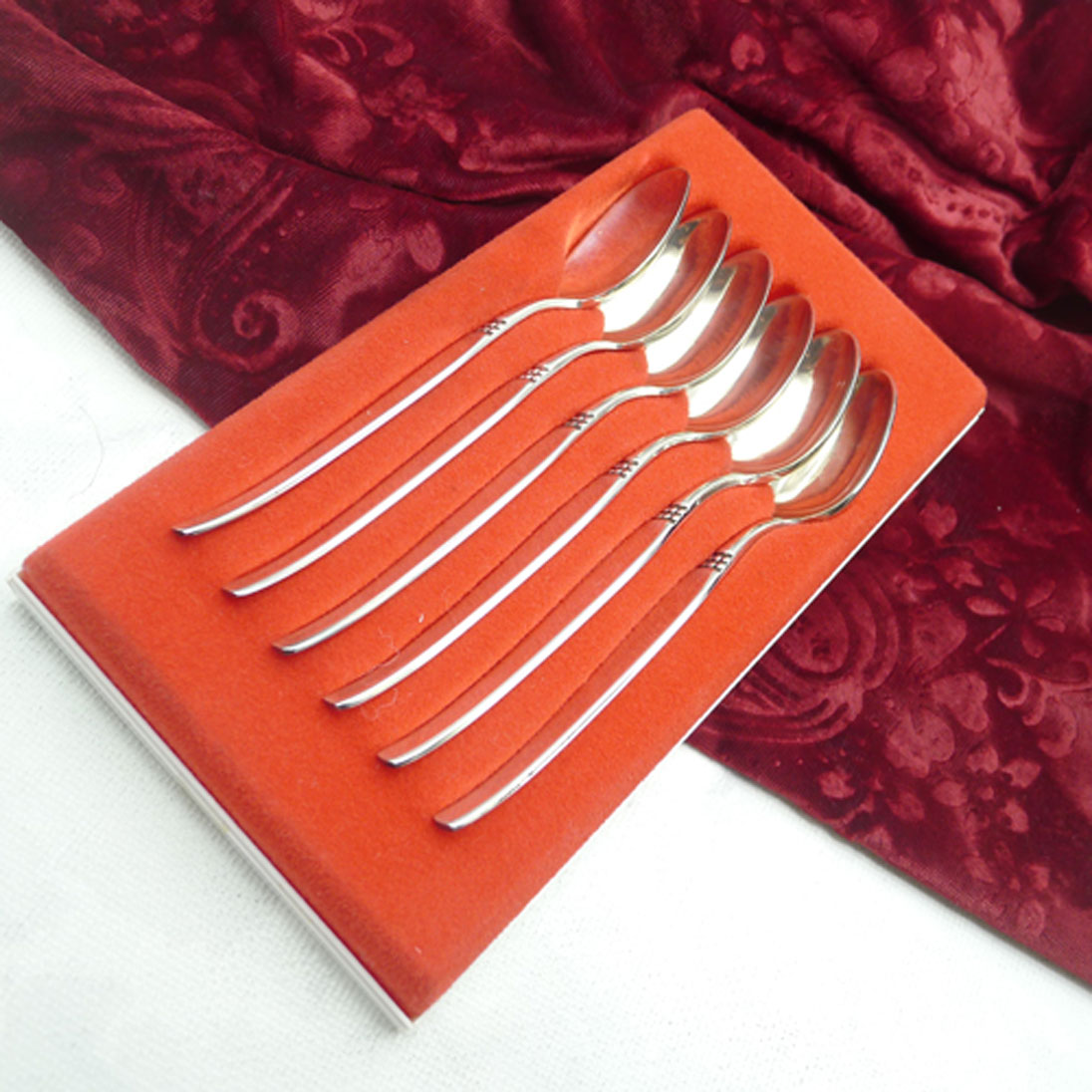 Robbe & Berking Royal 6 Kaffeelöffel 90 versilbert