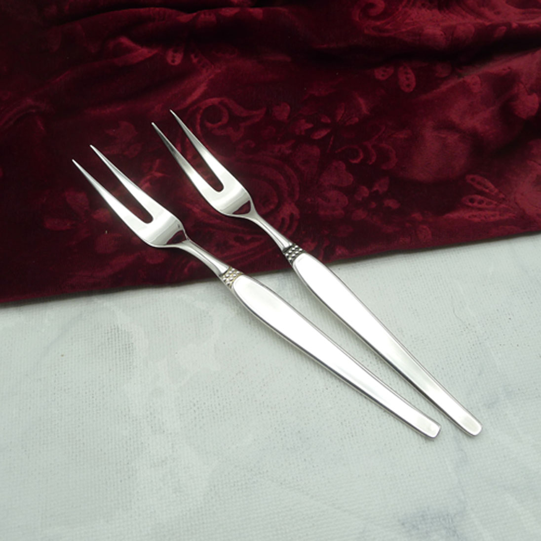 Robbe & Berking Royal 2 Fleischgabeln 90 versilbert