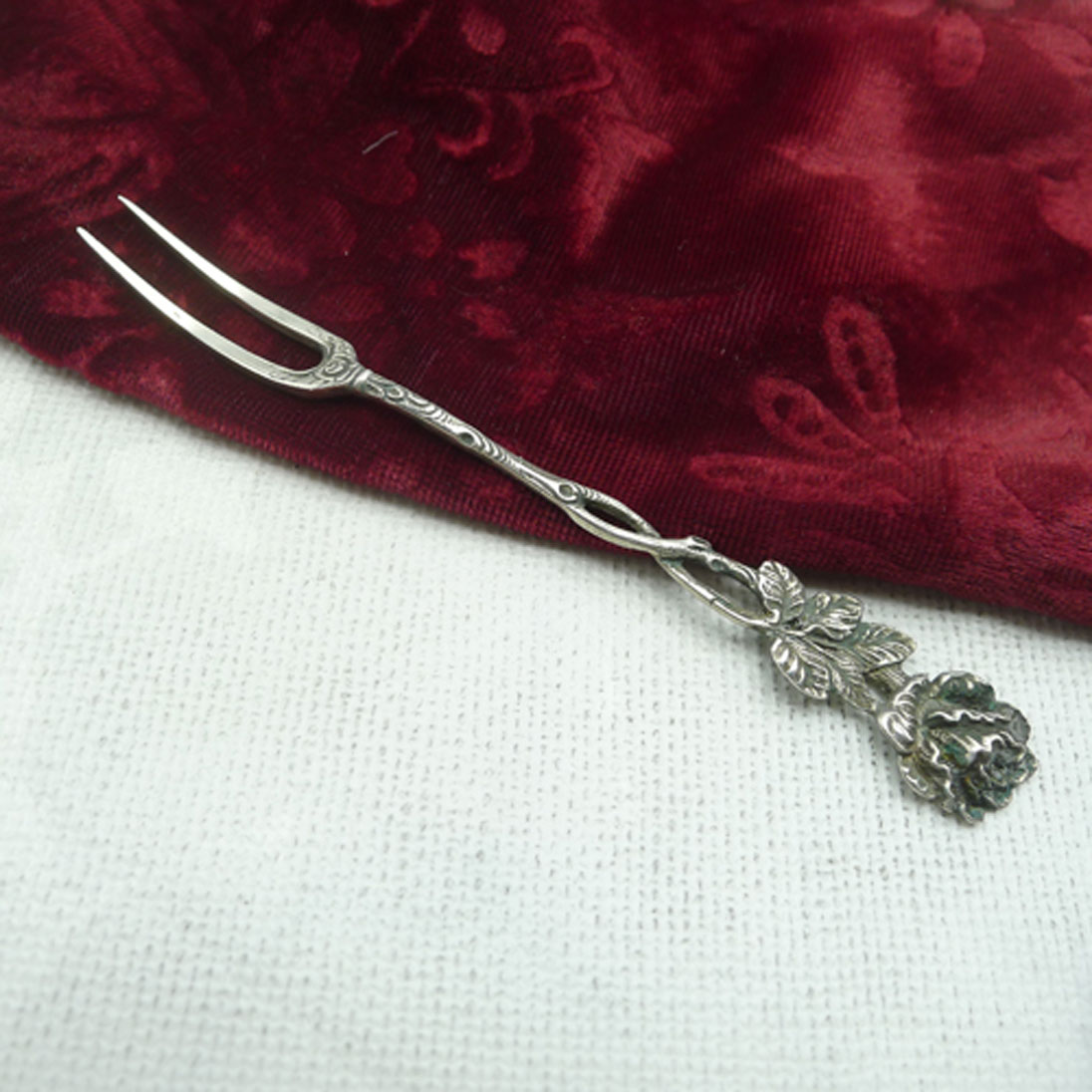 Hildesheimer Rose Cocktailgabel 835 Silber