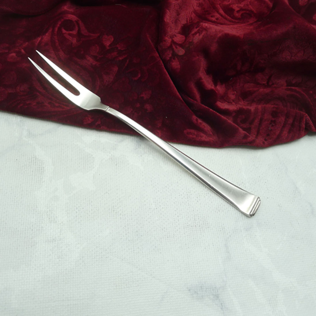 OKA 131 / Bader Art Deco Fleischgabel 90 versilbert