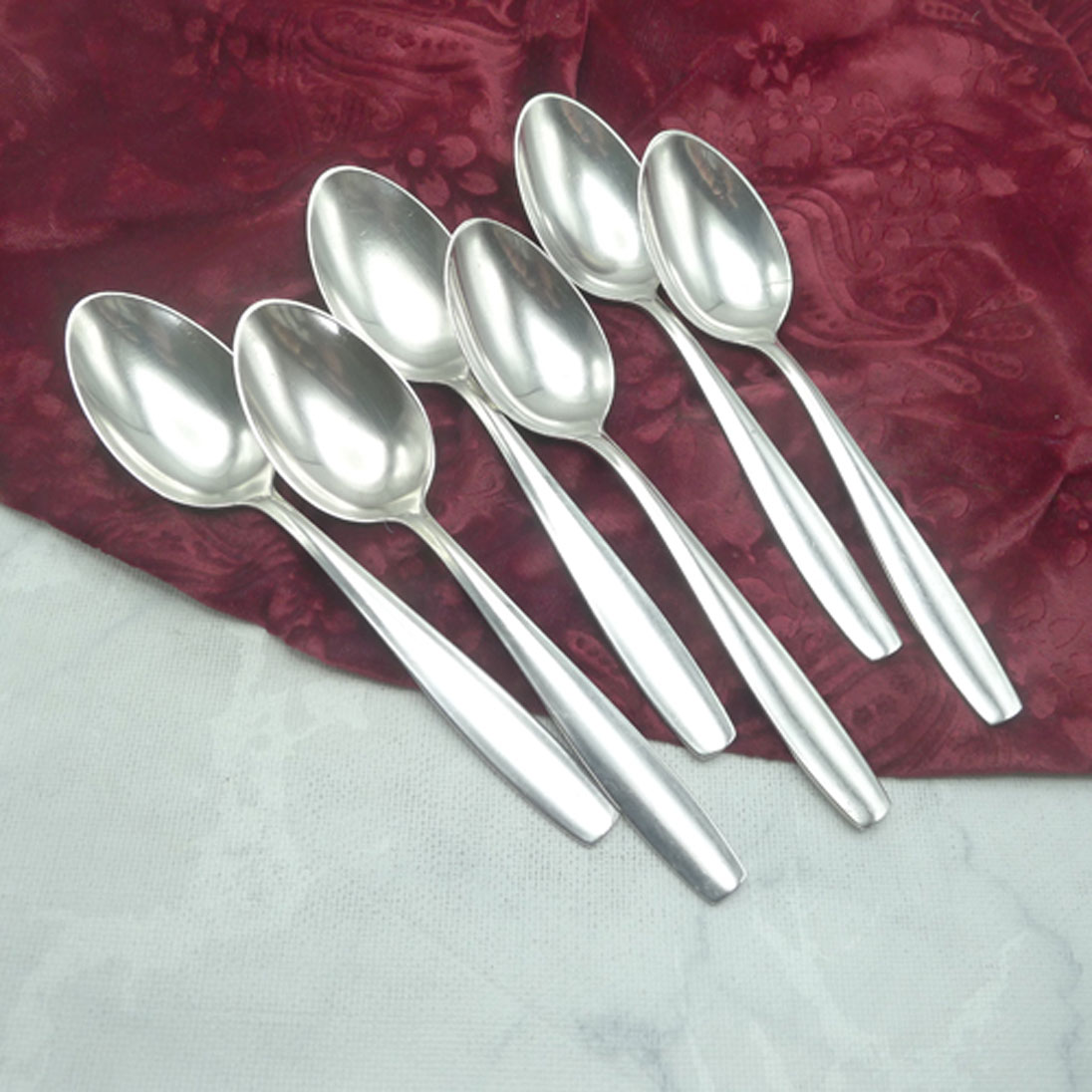 Bruckmann 750 Heilbronn 6 Dessertlöffel 18,7cm 90 versilbert