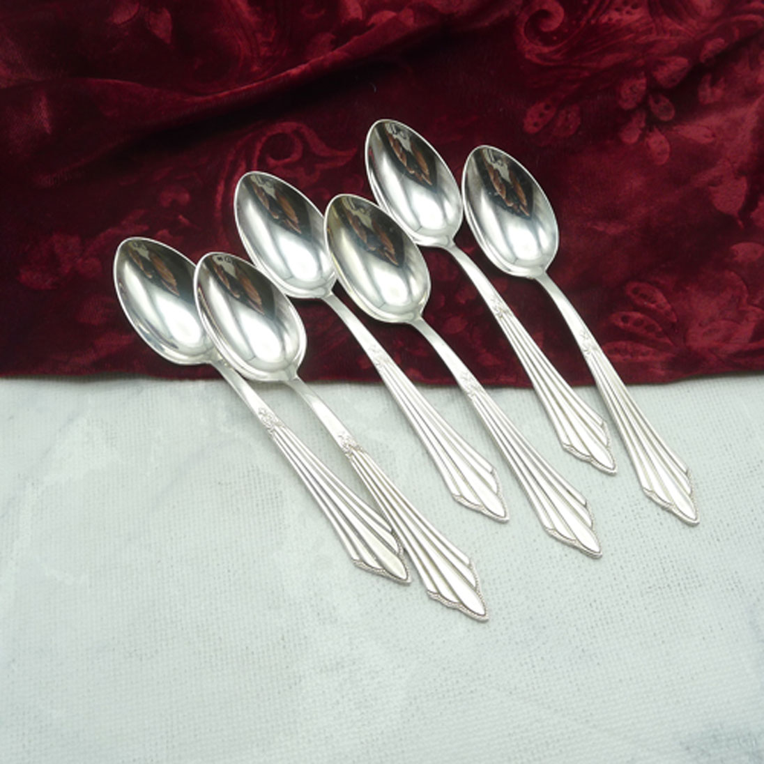 WMF 900 Fächer 6 Teelöffel 12,5cm 90 versilbert