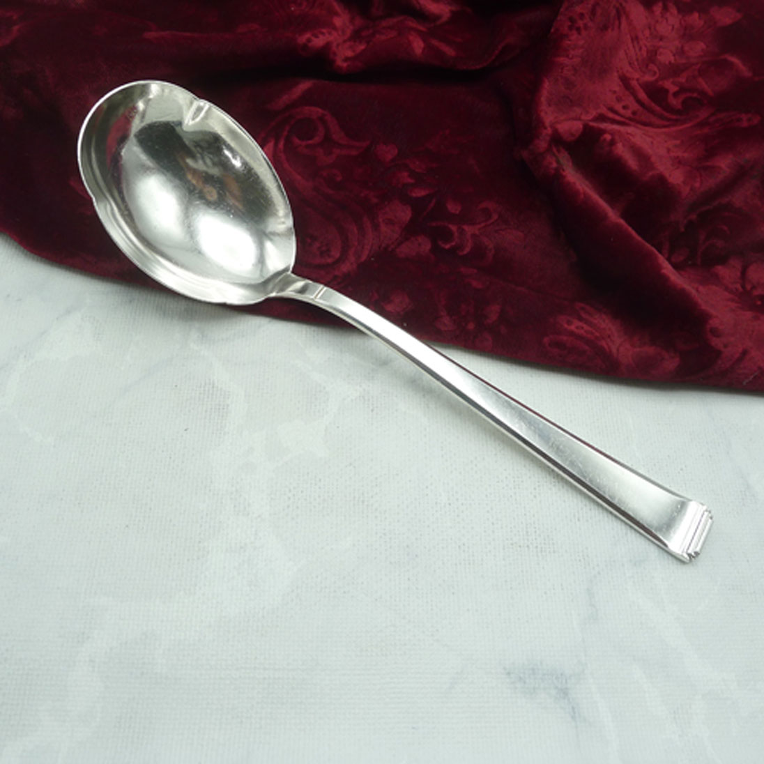 OKA 131 Art Deco Kartoffelllöffel 90 versilbert