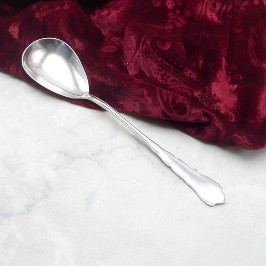 WMF 2100 Chippendale Kompottlöffel 90 versilbert