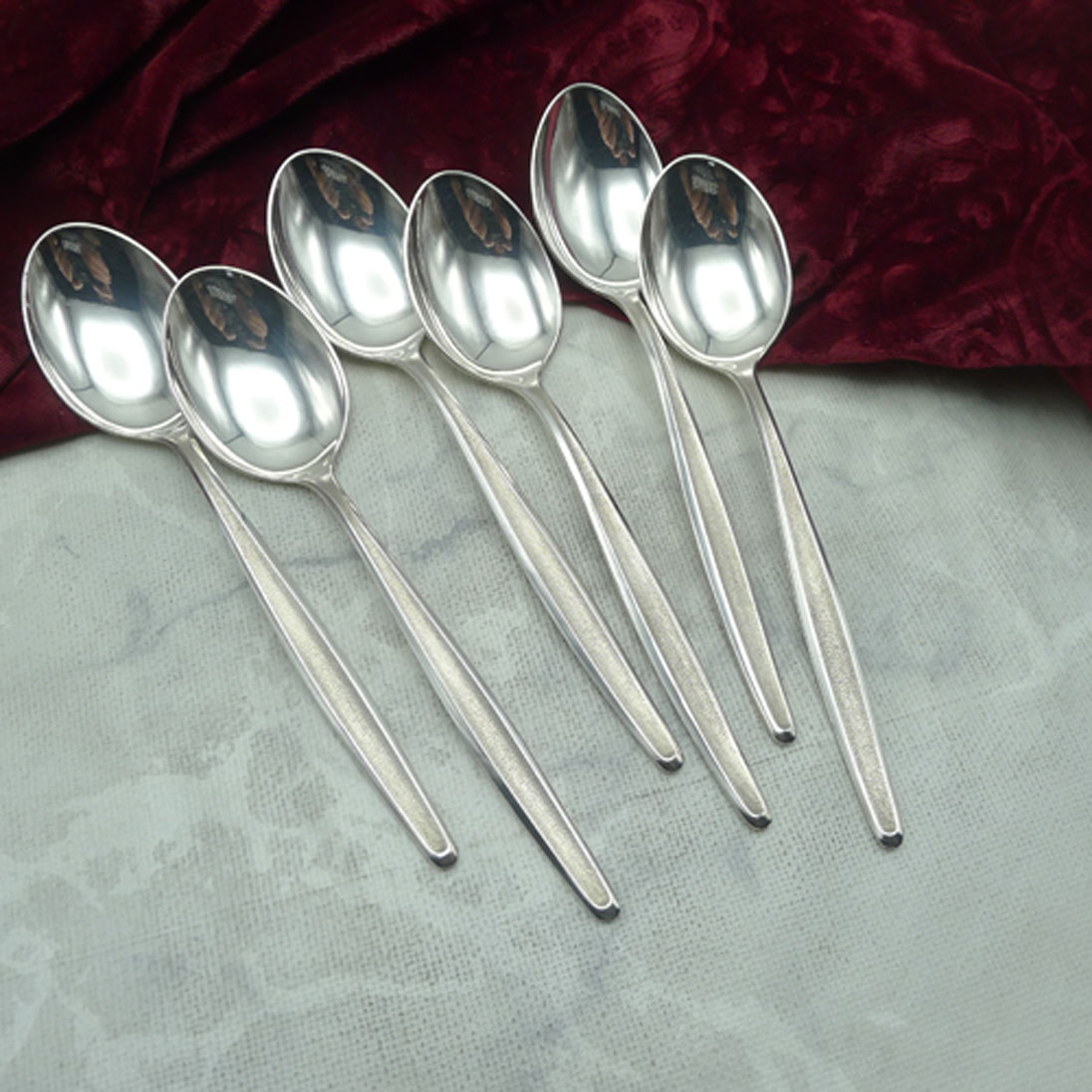 BSF 108 Rhapsody 6 Dessertlöffel 17,6cm 90 versilbert