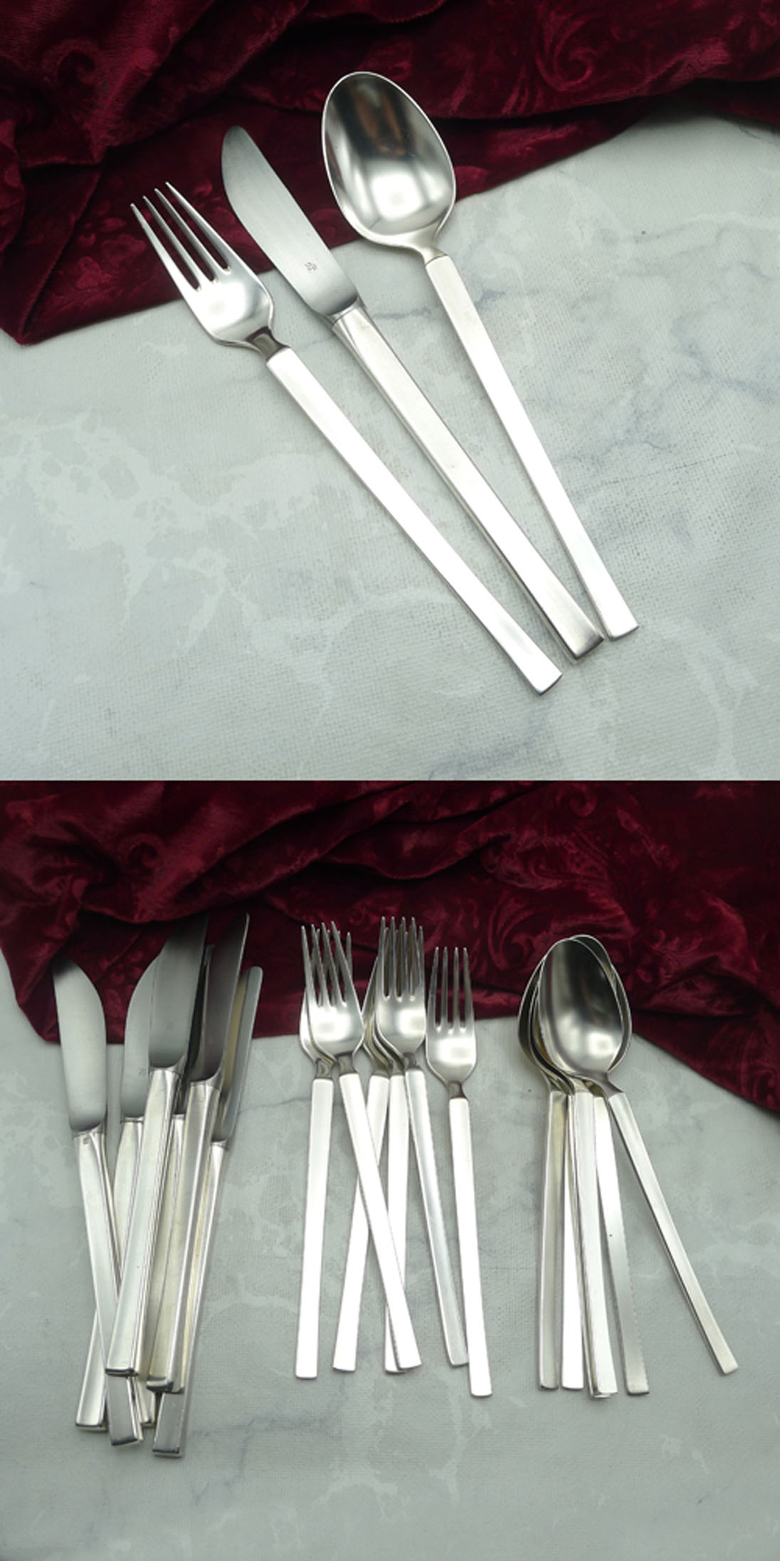 WMF New York Tafelbesteck 6 Personen 90 versilbert
