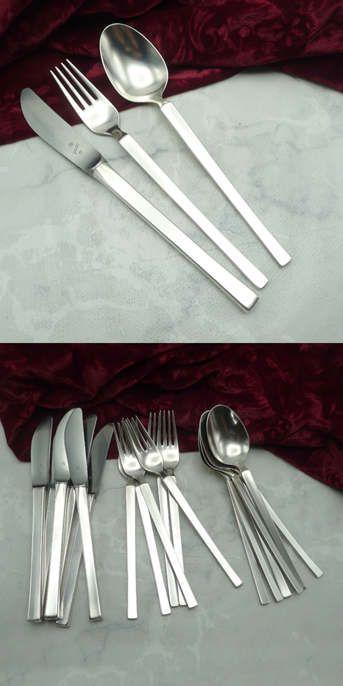 WMF New York Tafelbesteck 6 Personen 90 versilbert