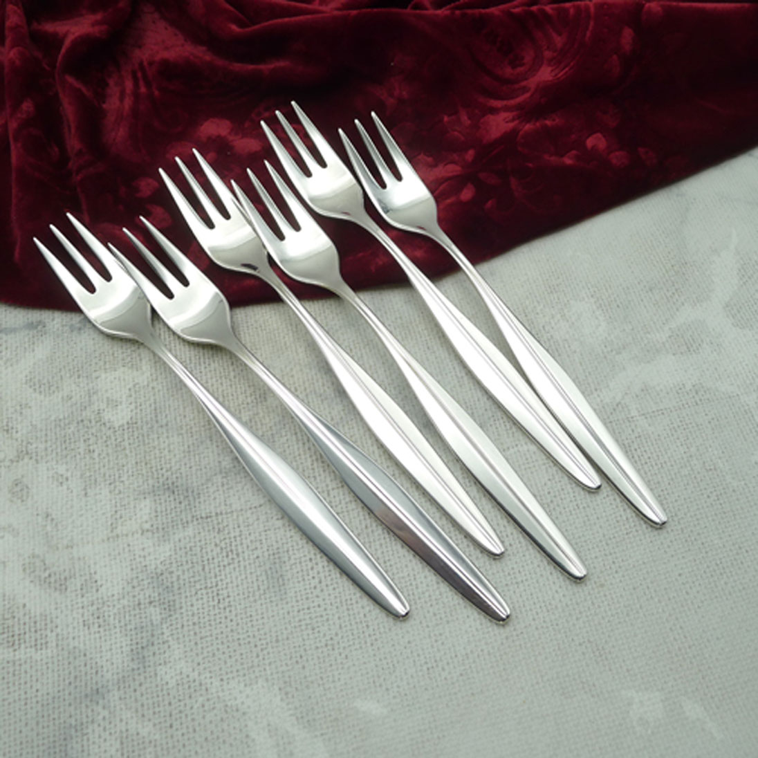 WMF Florenz 6 Kuchengabeln 90 versilbert