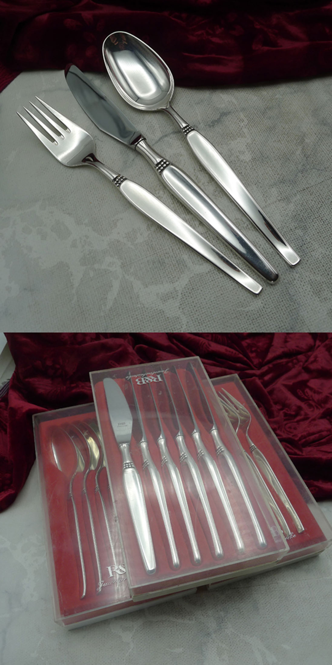 Robbe & Berking Royal Tafelbesteck 6 Personen 90 versilbert