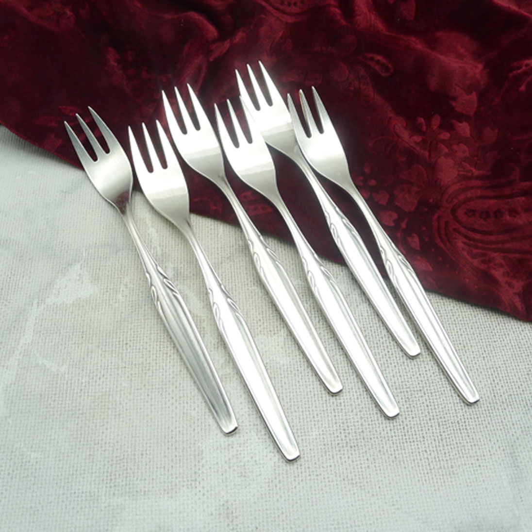 WMF Paris 6 Kuchengabeln 90 versilbert