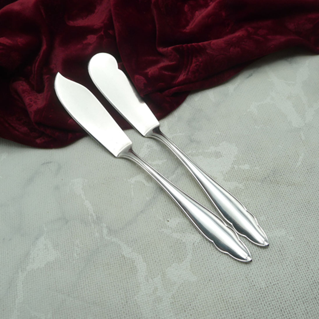 Bruckmann 610 Chippendale Butter- und Käsemesser 90 versilbert