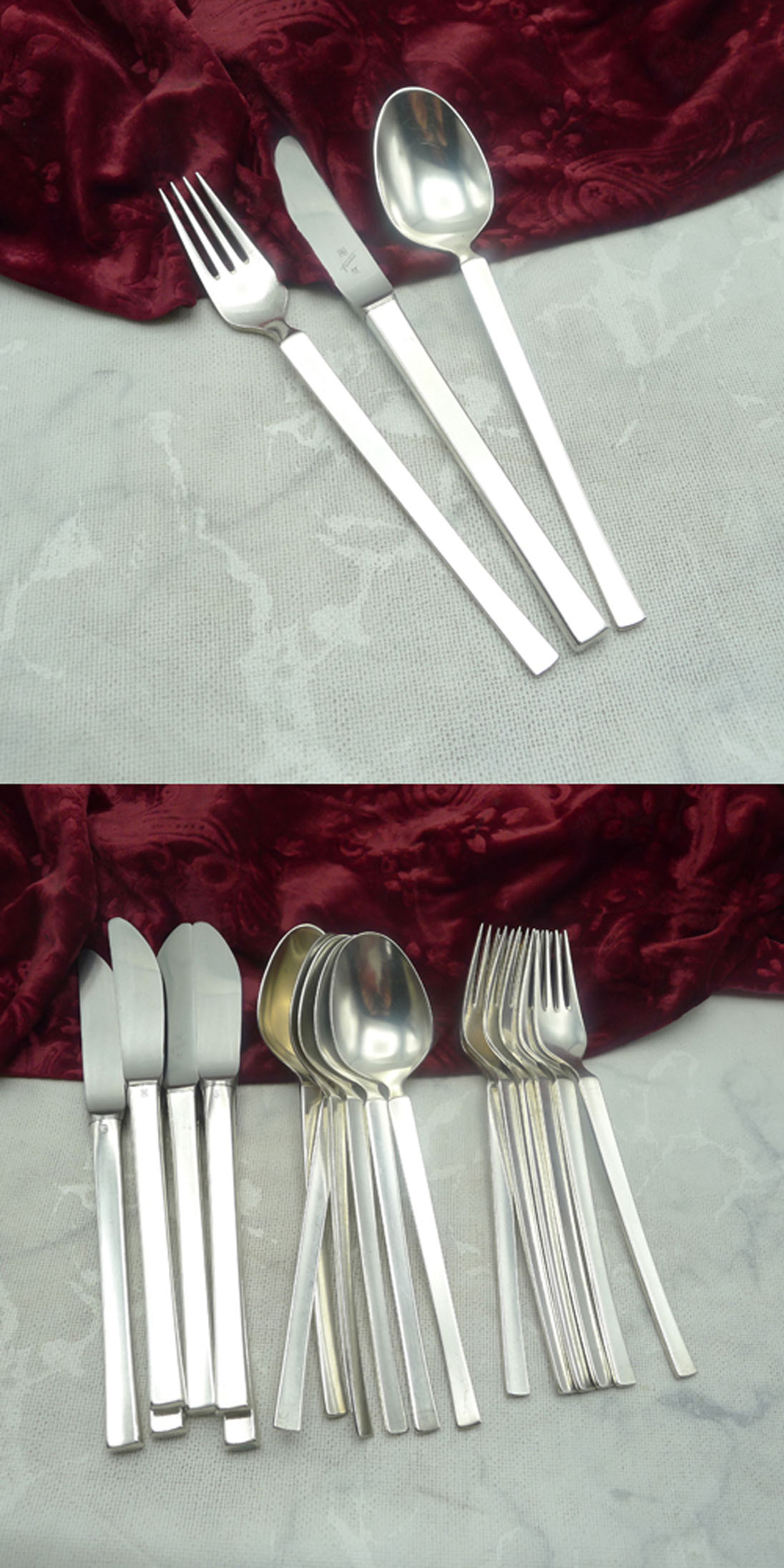 WMF New York Tafelbesteck 6 Personen 90 versilbert