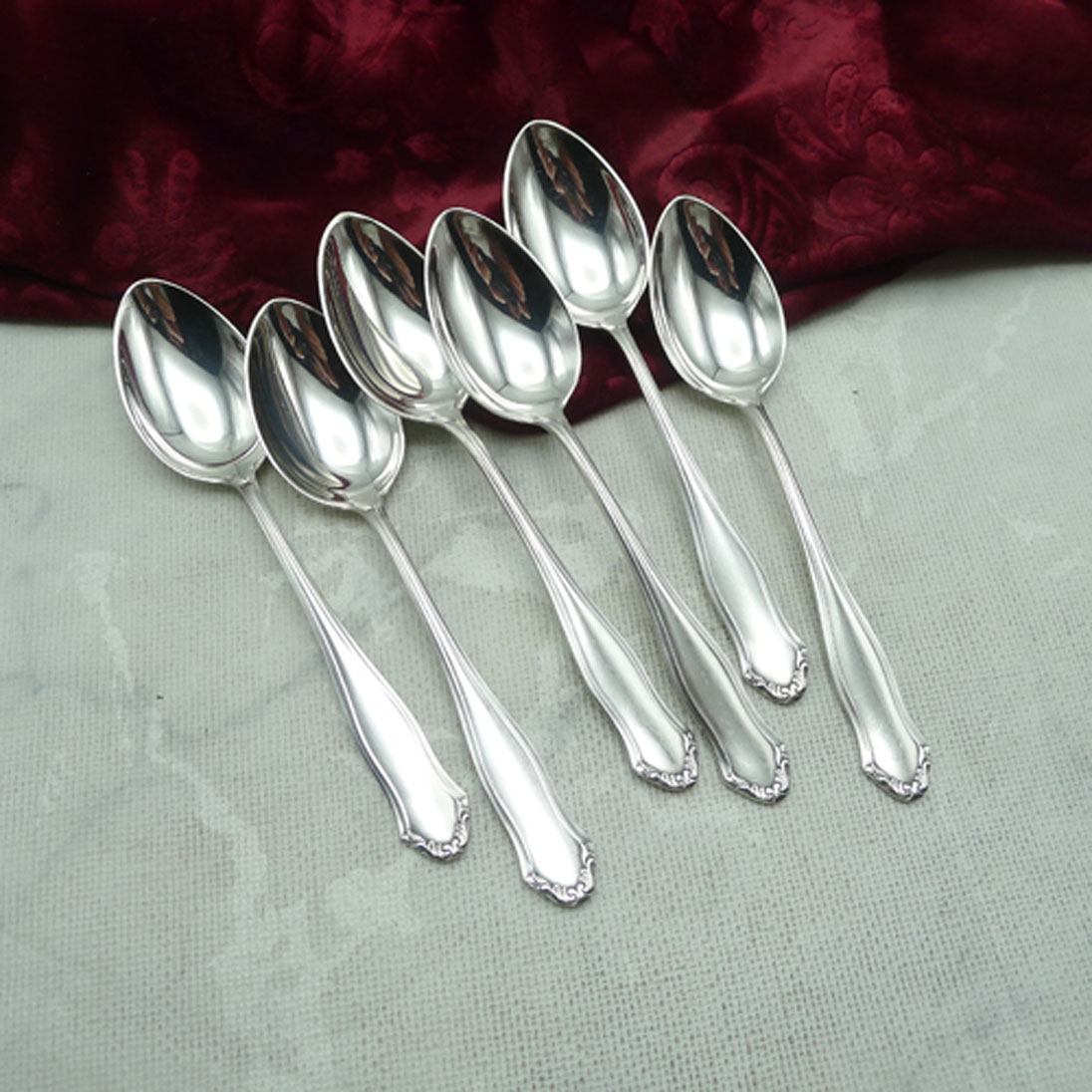 WMF 1700 6 Kaffeelöffel 90 versilbert